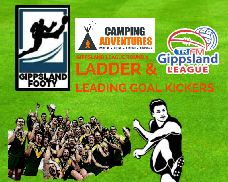 Gippsland League ladder and leading goal kickers after Round 9