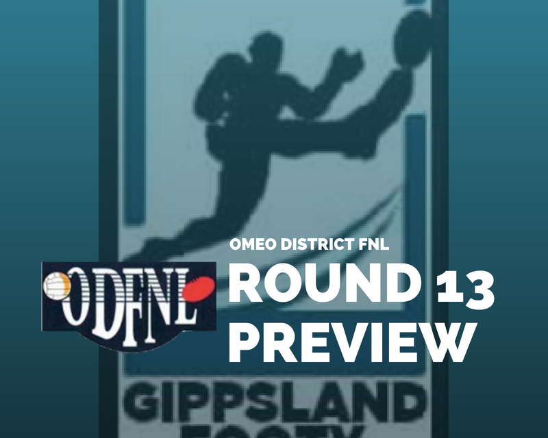 Omeo District FNL Round 13 preview