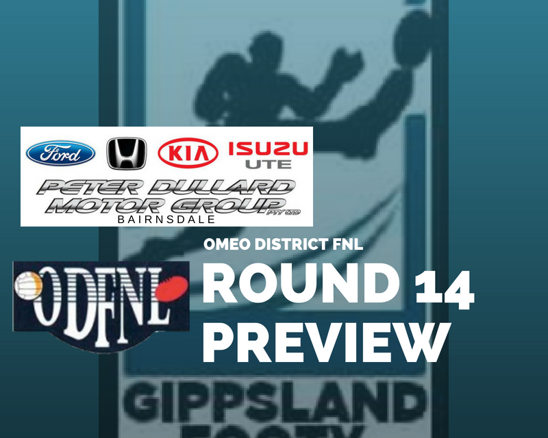 Omeo District FNL Round 14 preview