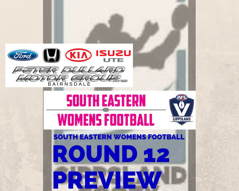 South Eastern Women’s Football Round 12 preview