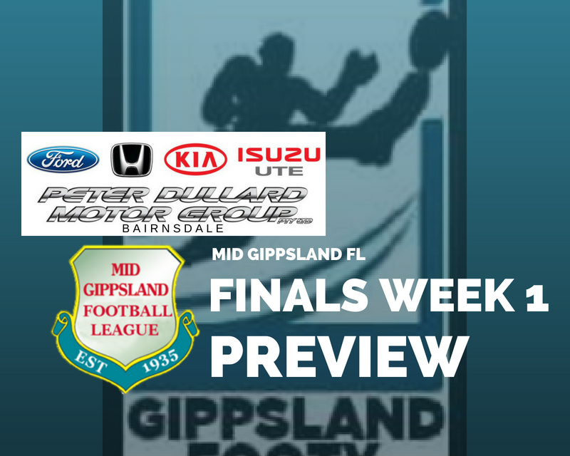 Mid Gippsland Qualifying Final & Elimination Final preview