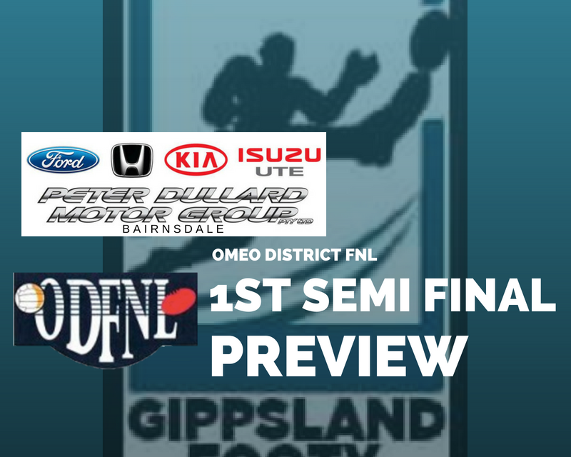 Omeo District FNL 1st Semi Final preview