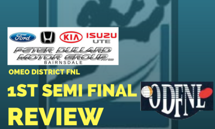 Omeo District FNL 1st Semi Final review