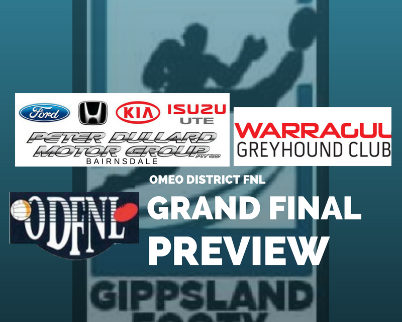 Omeo District FNL Grand Final preview