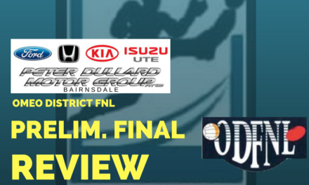 Omeo District FNL Preliminary Final review