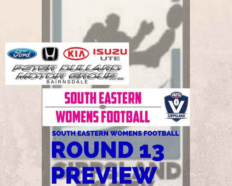 South Eastern Women’s Football Round 13 preview