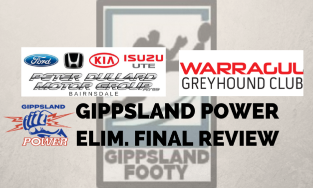 Gippsland Power Elimination Final review