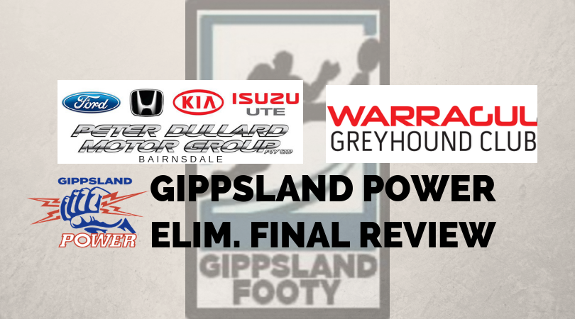 Gippsland Power Elimination Final review
