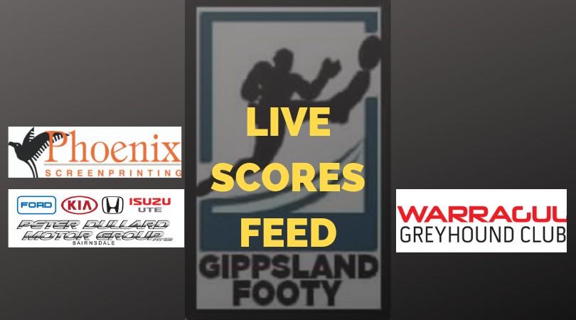 Live scores feed 30/3/19