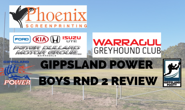Gippsland Power boys Round 2 review