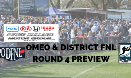 Omeo & District FNL Round 4 preview