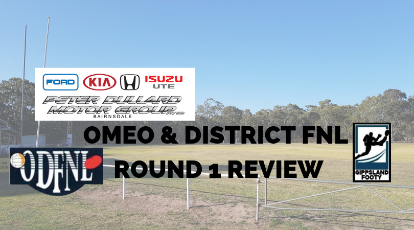 Omeo & District FNL Round 1 review