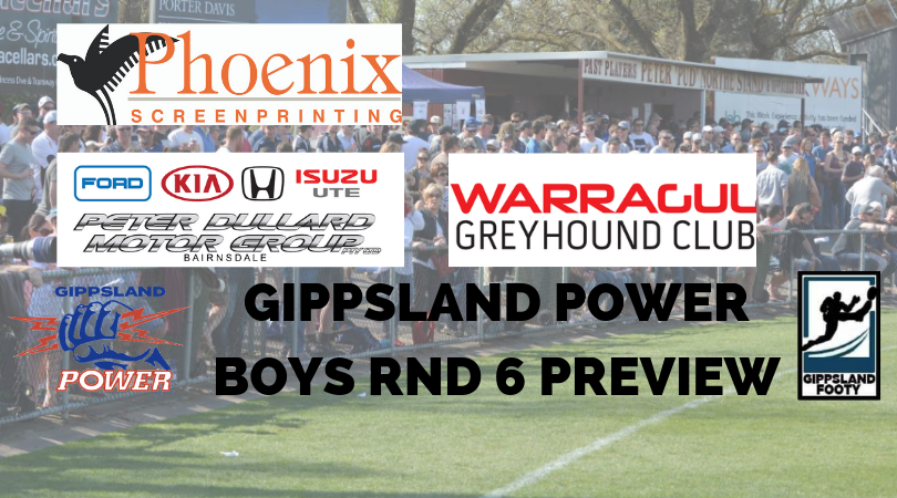 Gippsland Power boys Round 6 preview