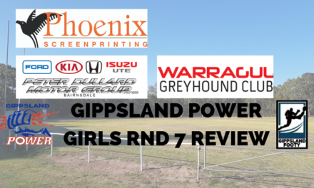 Gippsland Power girls Round 7 review