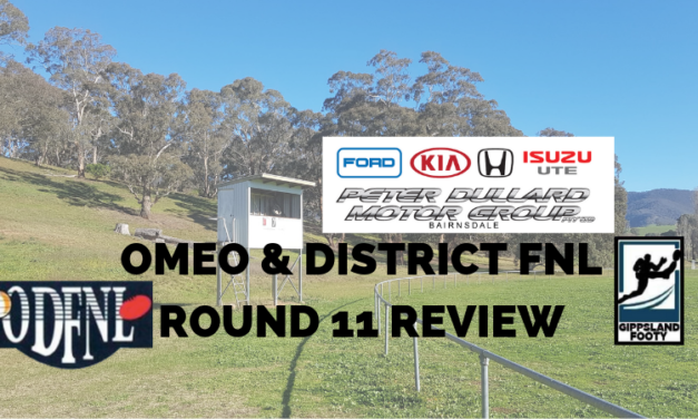 Omeo & District FNL Round 11 review