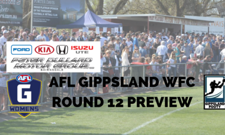 AFL Gippsland Women’s Football Competition Round 12 preview