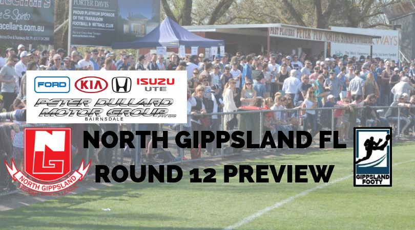 North Gippsland FNL Round 12 preview