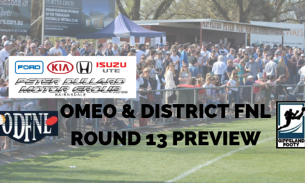 Omeo & District FNL Round 13 preview