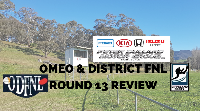 Omeo & District FNL Round 13 review