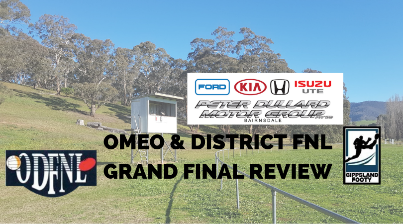 Omeo & District FNL Grand Final review