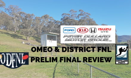 Omeo & District FNL Preliminary Final review