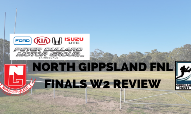 North Gippsland FNL Finals Week 2 review