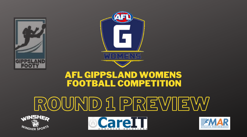 AFL Gippsland Womens Football Competition Round 1 preview