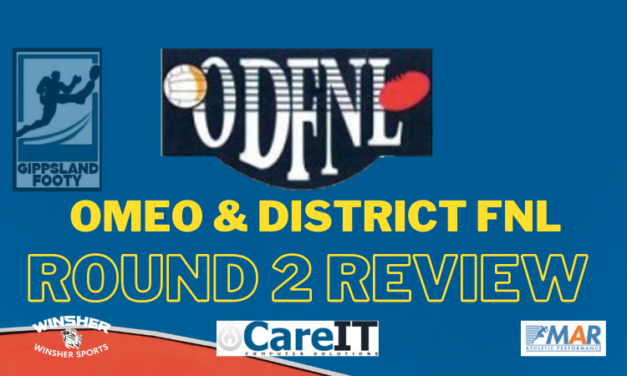 Omeo & District FNL Round 2 review
