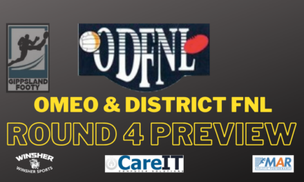 Omeo & District FNL Round 4 preview