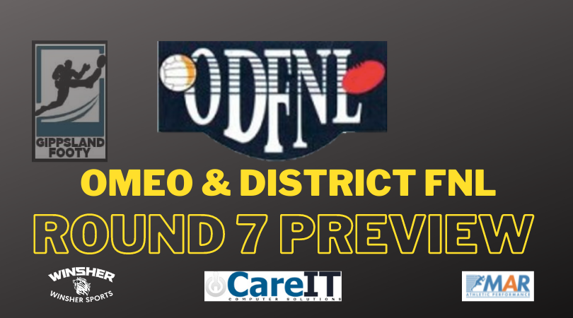 Omeo & District FNL Round 7 preview