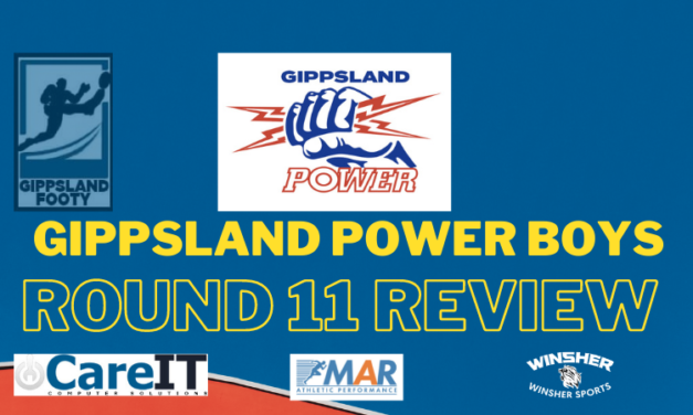 Gippsland Power boys Round 11 review