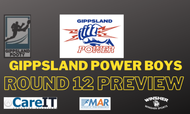 Gippsland Power Boys Round 12 preview