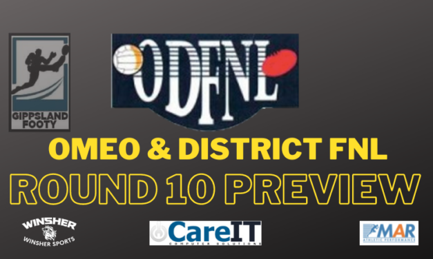 Omeo & District FNL Round 10 preview