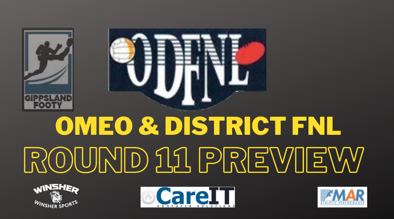 Omeo & District FNL Round 11 preview