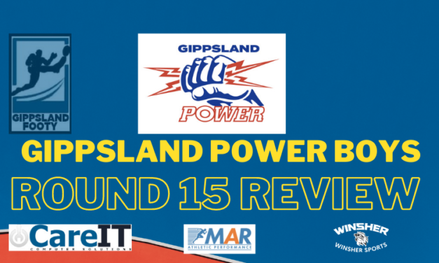 Gippsland Power boys Round 15 review
