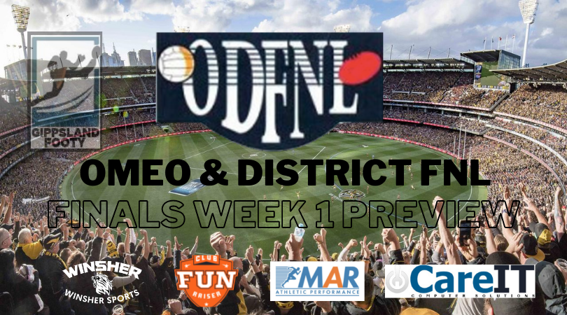 Omeo & District FNL Finals Week 1 preview
