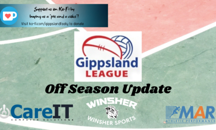 Wednesday Off Season Update – Gippsland League