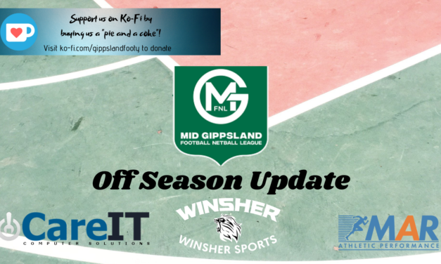 Thursday Off Season Update – Mid Gippsland FNL