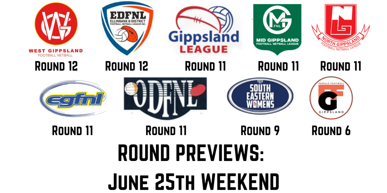 Round previews – June 25th weekend 2022