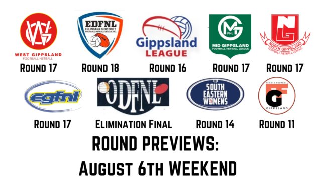 Round Previews – August 6th weekend 2022