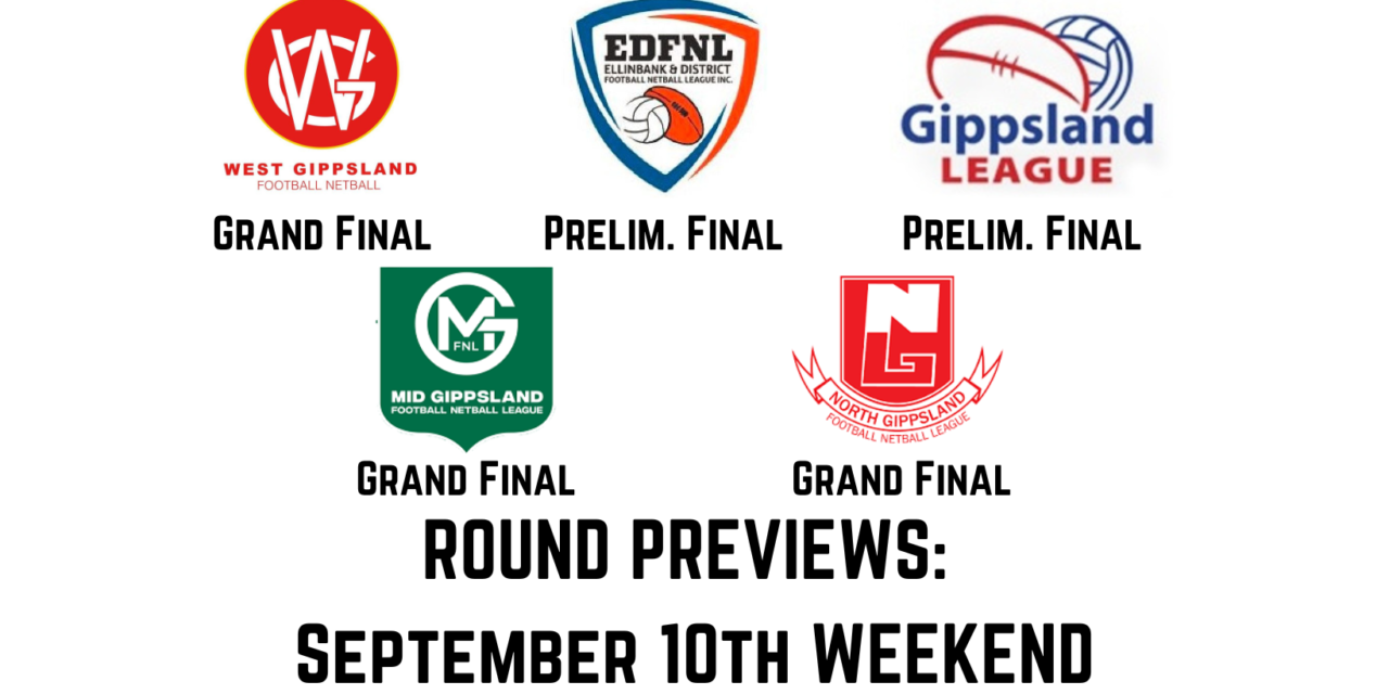 Round Previews – September 10th Weekend 2022