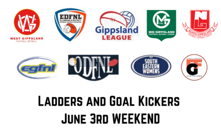 Ladder and Leading Goal Kickers June 3-4 2023