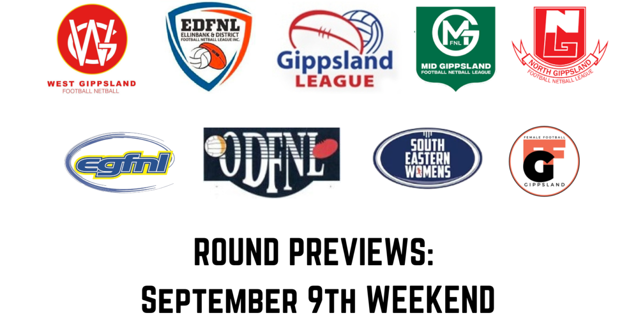 Round Previews September 9th weekend 2023